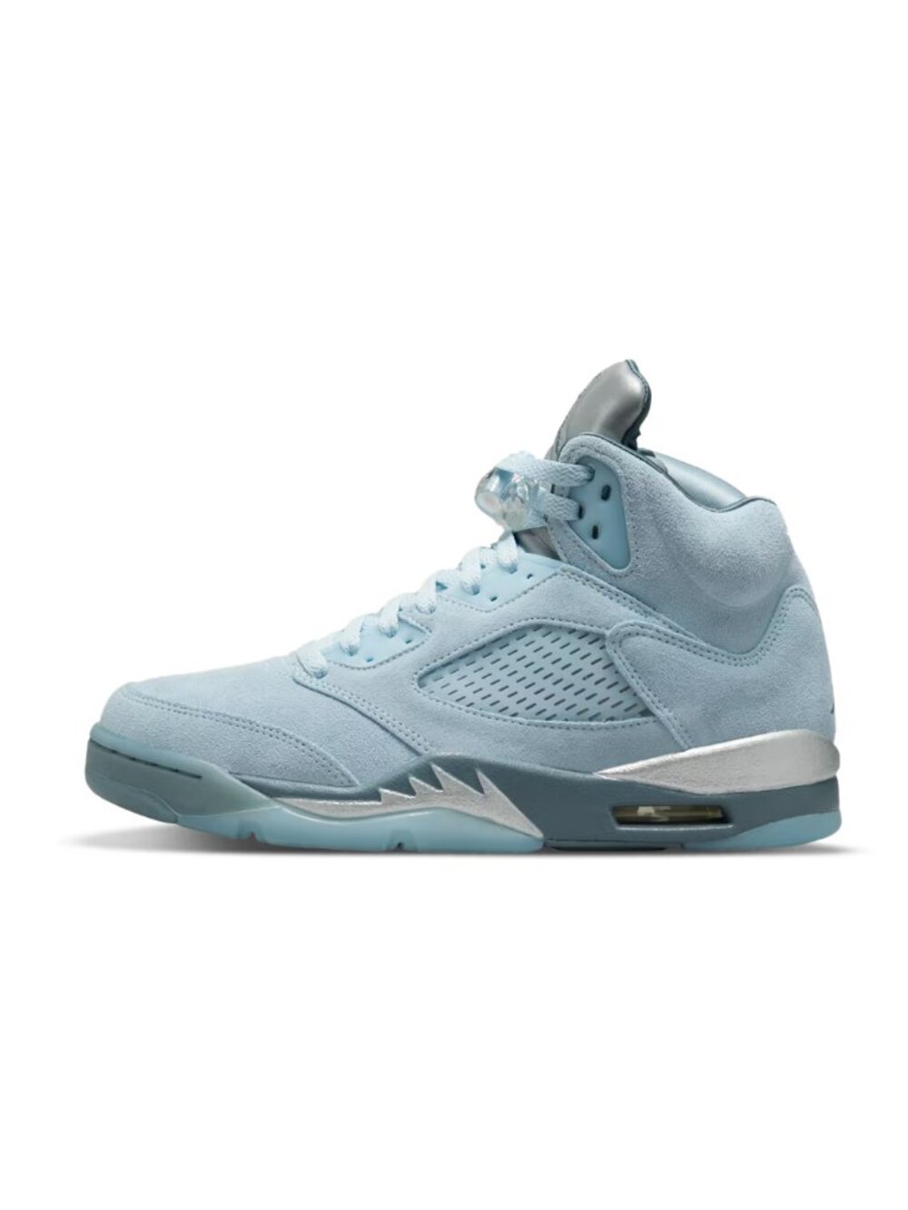 Nike Jordan 5 Retro "Bluebird" DD9336-400 Shoes Blue Suede Women's - Size 11